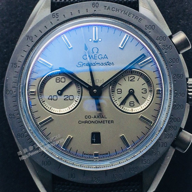 歐米茄複刻男士腕表手錶 OMEGA超霸系列月之暗面計時表  gjs2287
